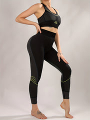 2pcs Sports Yoga Bra & High Waist Quick Drying Running Set