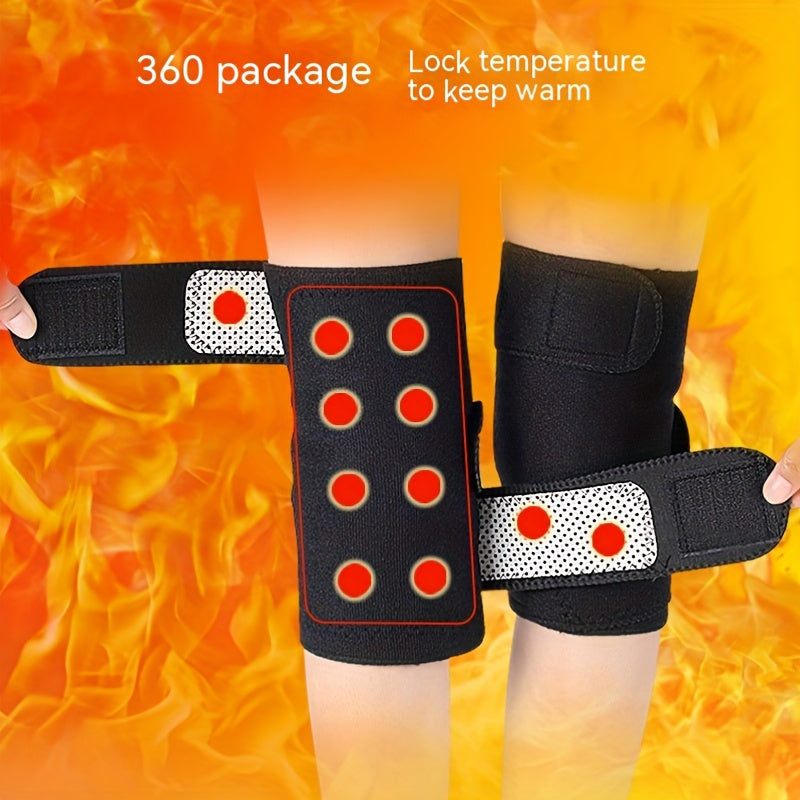 Cold proof Warm Knee Pads Adjustable Magnetic Tourmaline Heating Gear