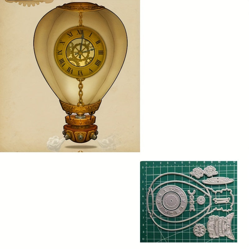 Steampunk Balloon Cutting Card Die Scrapbooking DIY