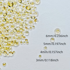 900pcs Clear Crystal Glitter Mixed Sizes Gems for Crafts DIY Christmas Card