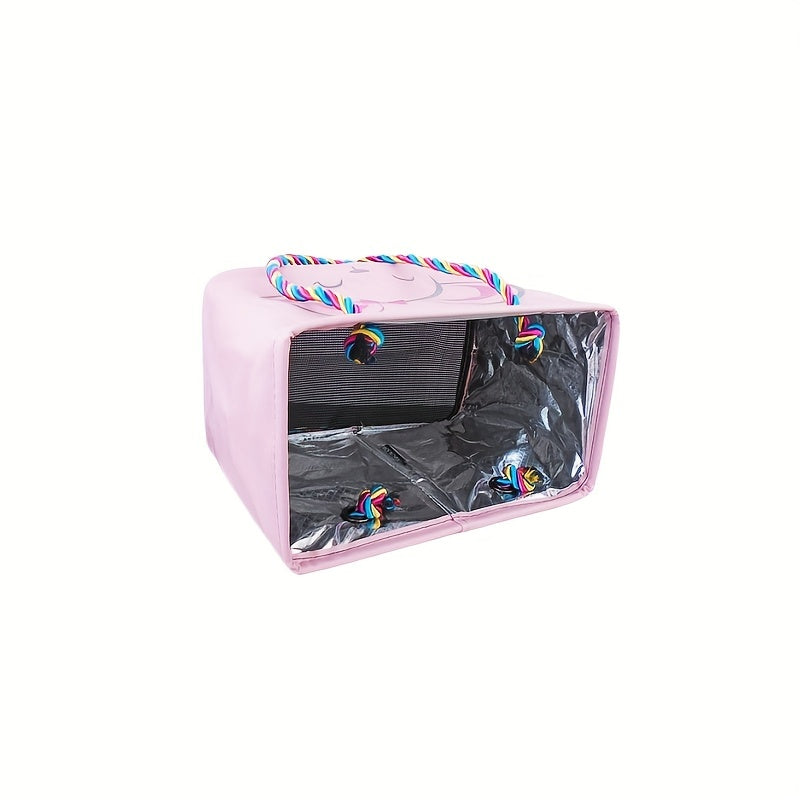 Cartoon Print Bath Basket Large Capacity Waterproof Handbag