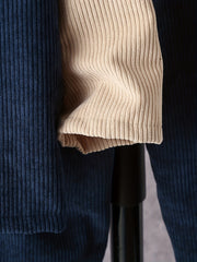 Boy's Clash Corduroy Shirt & Pants Set for Spring Fall
