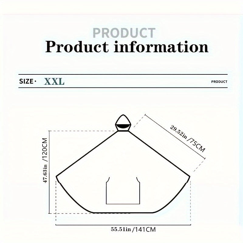 Waterproof Raincoat With Hood Outdoor Cycling Raincoat Thickened