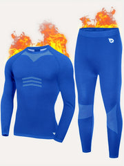 Men's Fleece Thermal Tracksuit Long Sleeve Jersey