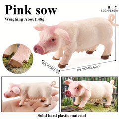 Large Farm Animals Figures Realistic Simulation Jumbo Plastic Farm Figurines