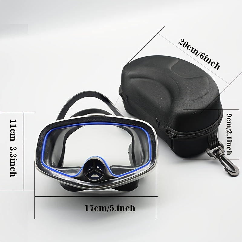 Adult Diving Mask Swimming Goggles Anti fog Snorkeling Equipment
