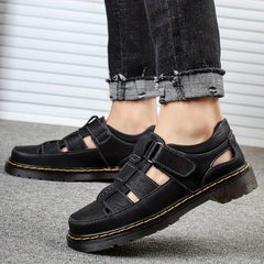 Men's Non Slip Hook And Loop Sandals - Wear resistant Comfy Beach Shoes