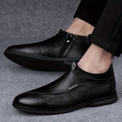 Men's Plush Ankle Top Boots Non Slip Outdoor Casual Boots