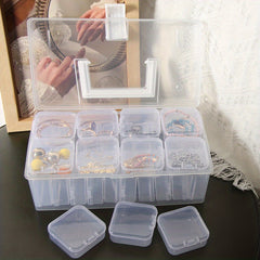 28pcs Handicraft Storage Box Portable Organizer Container Multifunctional Case