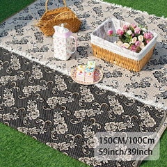 Waterproof Rose Dyed Picnic Mat for Outdoor Activities