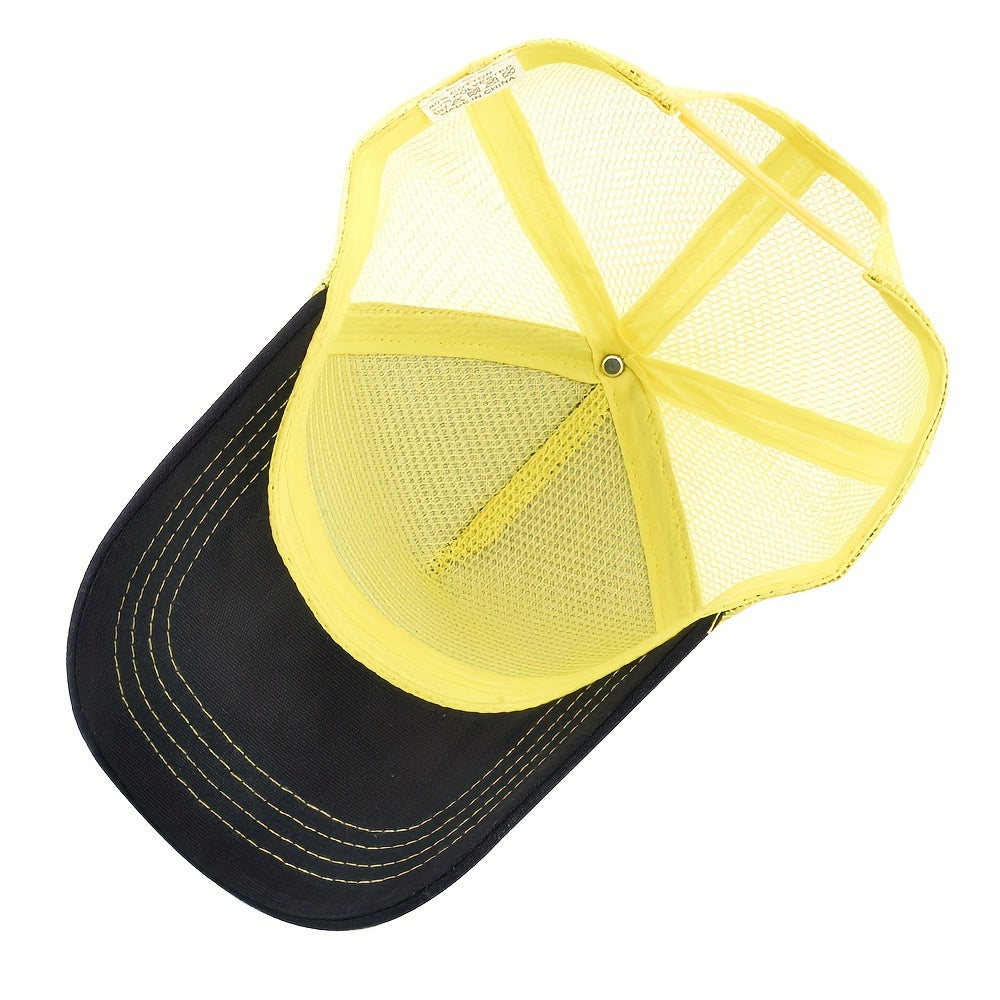 Bee Embroidery Baseball Cap Unisex Sun Hat Hip Hop Cap