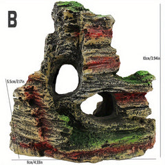 Fish Tank Resin Ornamental Rockery Aquarium Decoration