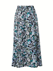 Floral Print Maxi Skirt - Spring & Summer Style