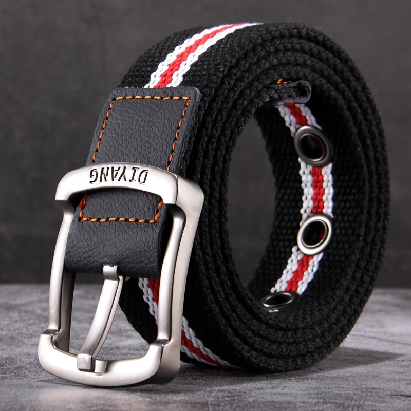 Canvas Belt Military Training Youth Casual Buckle Belt