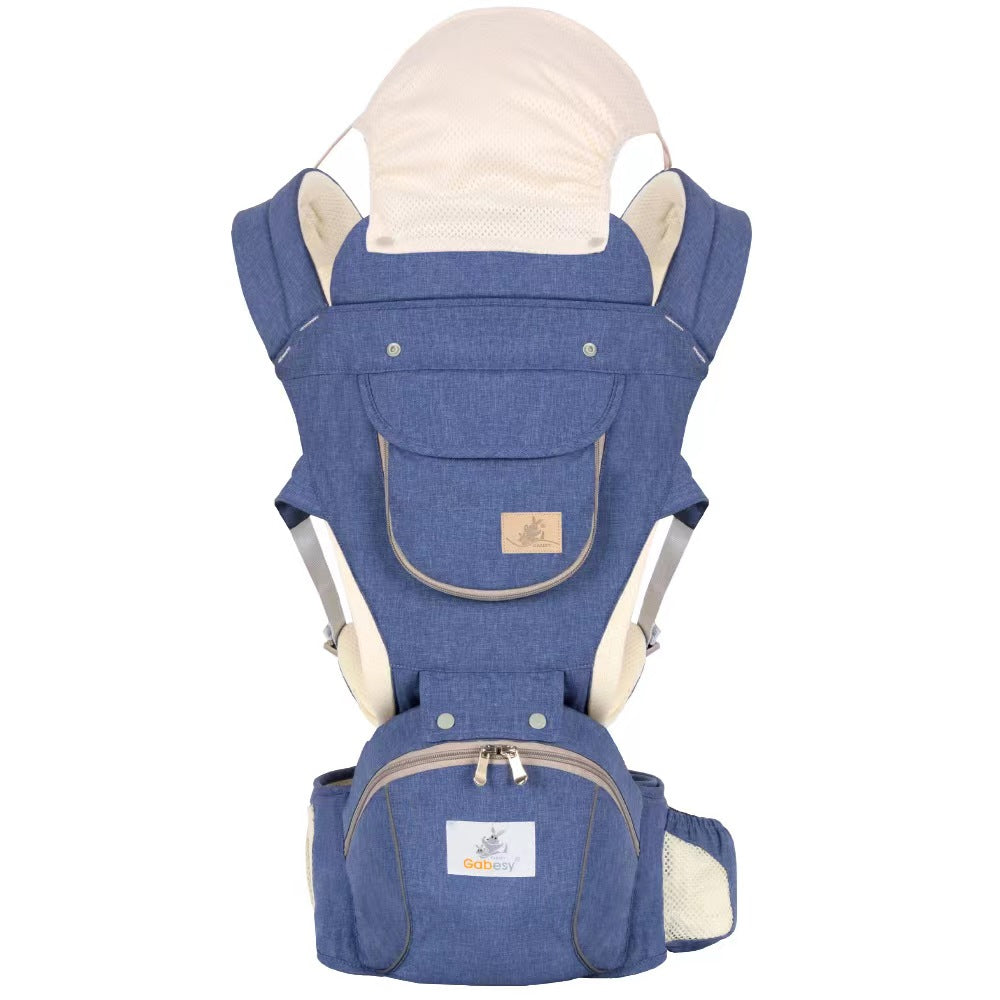 Gabesy Baby Carrier With Hip Seat Soft Cotton 3 In 1 All Size For Newborn