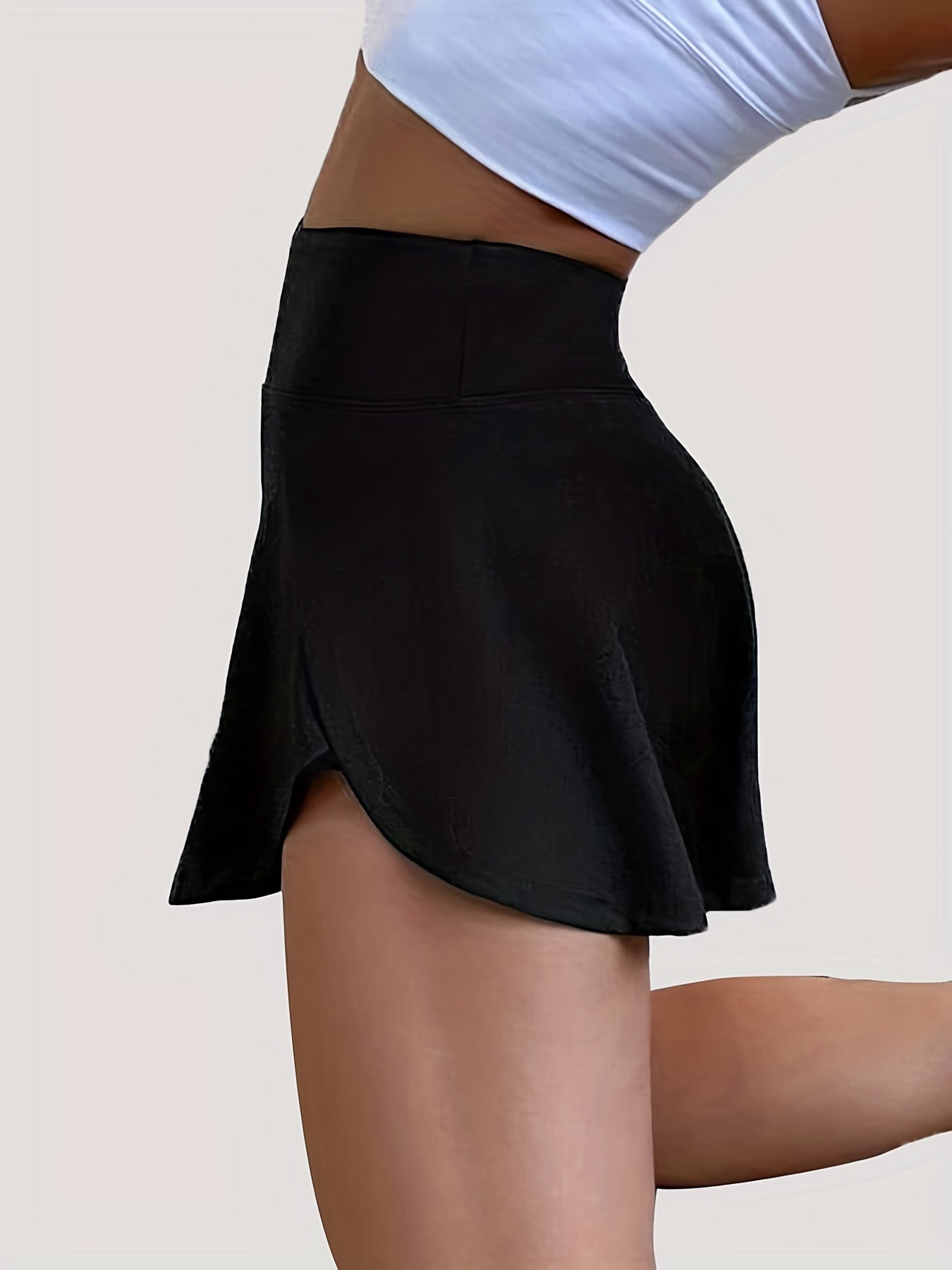 Women's Anti Runout Short Skirt Loose Running Shorts
