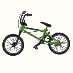 1pc Finger Bicycle Mini Alloy Bicycle Model Gift Decoration Bicycle Toy