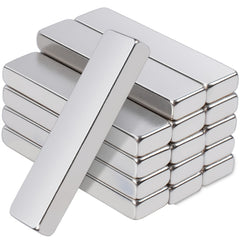 14pcs Neodymium Magnets Heavy Duty Rare Earth Rectangular Bars 40x10x5mm