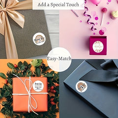 Thank you Bakery Stickers Small Business Envelope Gift Bag 100