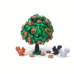 6pcs Mini Squirrel Building Blocks Set - Ideal Christmas, Birthday Gift
