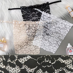 Floral Lace Mesh Chest Cover Anti-peep Clip Invisible Breast Cover