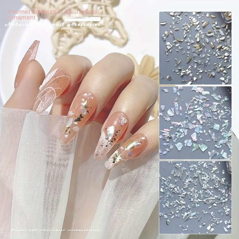 3D Irregular Shell Resin Patches Resin Beads Charms Chips