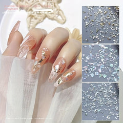 3D Irregular Shell Resin Patches Resin Beads Charms Chips