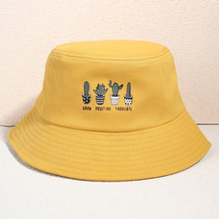 Plant Patterns Bucket Hat Fisherman Hats Unisex Adult Sun Hat