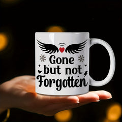 11oz Wings Printed Ceramic Water Cup for Outdoor Camping Travel Fitness