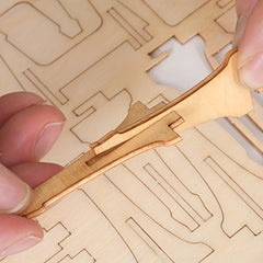 3D Ocean Sailboat Wooden Puzzle Kit for Adults and Teens