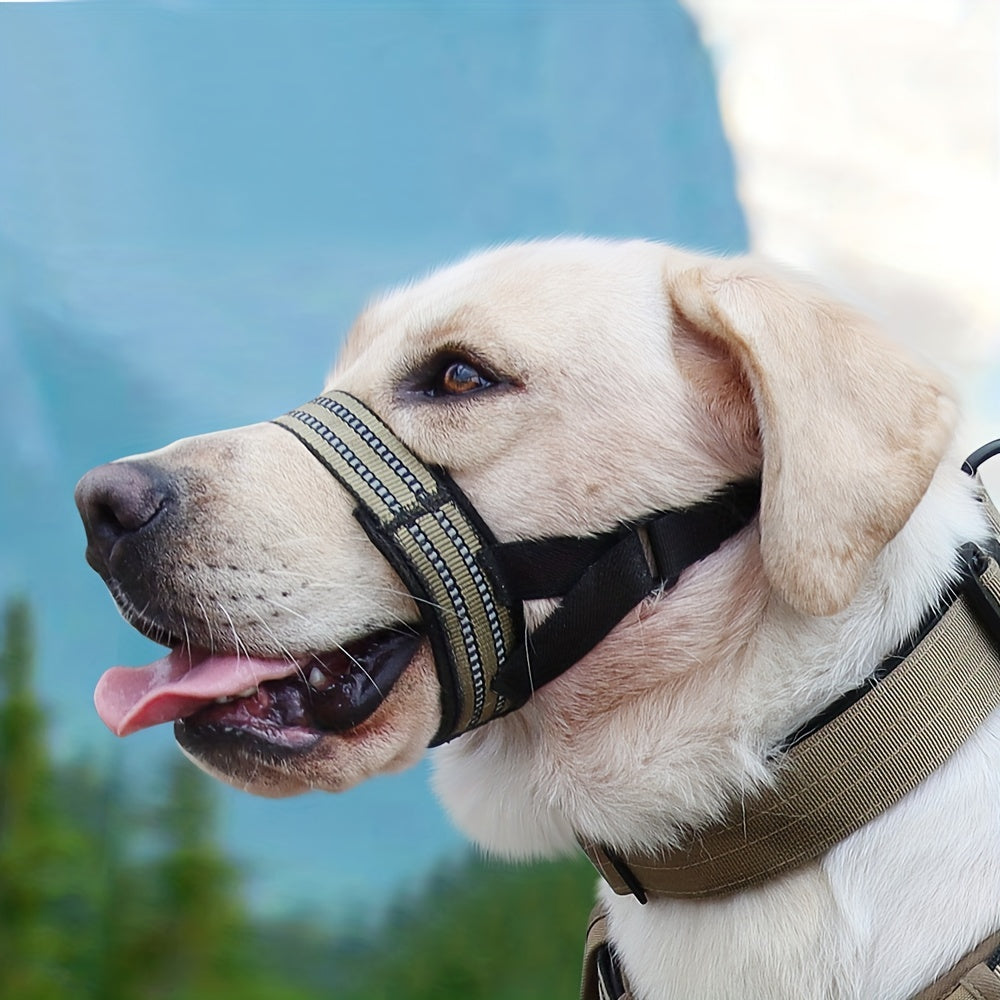 Mesh Breathable Dog Muzzle Quick Fit Anti Bite Anti Barking Pet Mouth Cover