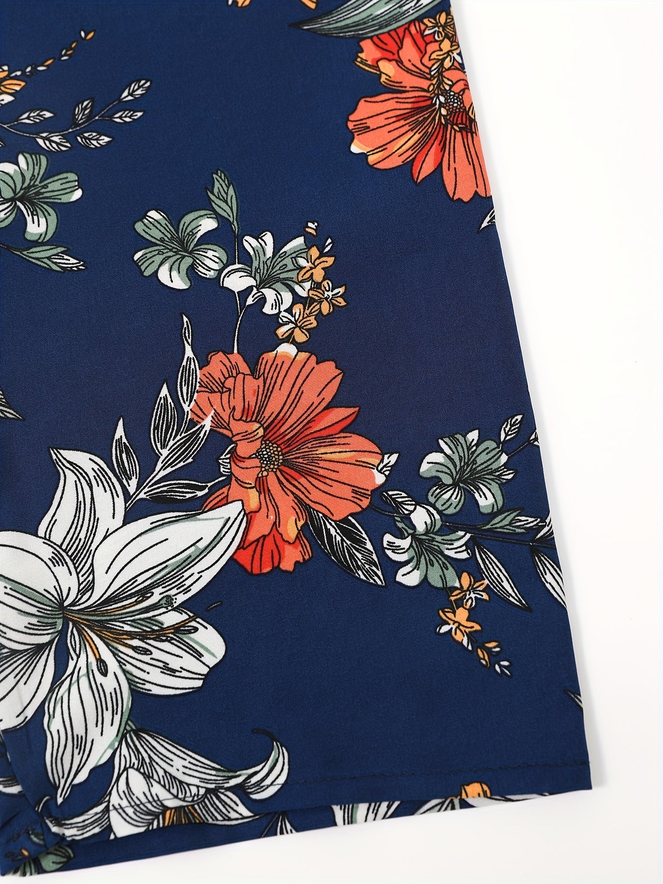 Floral Print Loose Pants for Women