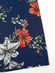 Floral Print Loose Pants for Women