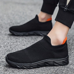 Men's Slip on Athletic Sneakers Breathable Walking Shoes Lightweight