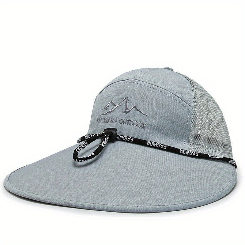 Outdoor Fishing Cap Sun Protection Mesh Hat For Men