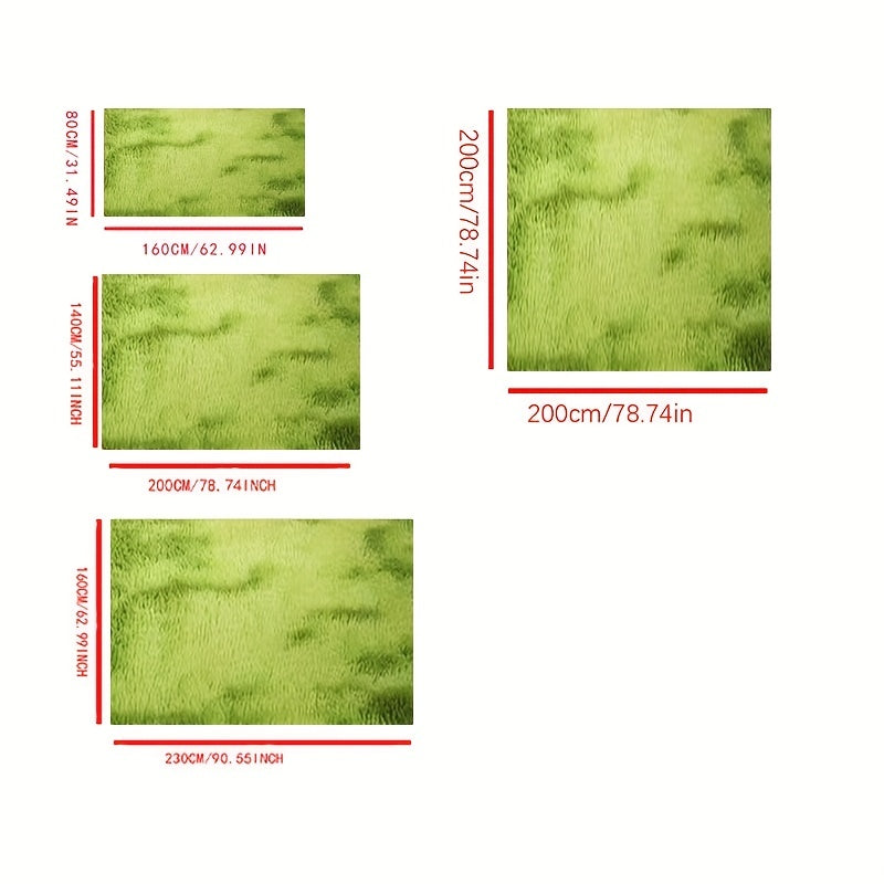 Soft Shag Area Rug for Living Room Bedroom Dorm Non Slip Carpet