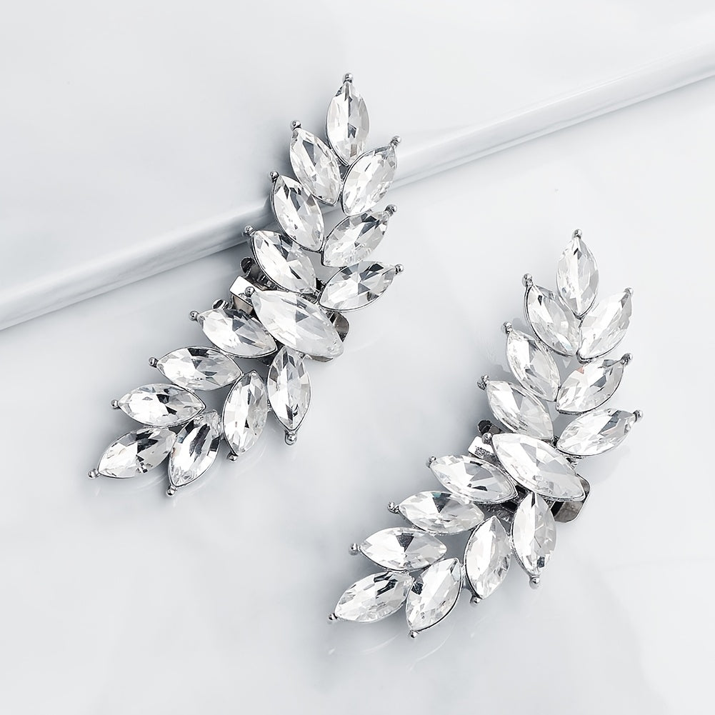 Crystal Shoe Buckles Rhinestone Shoe Clips DIY Shoe Decoration