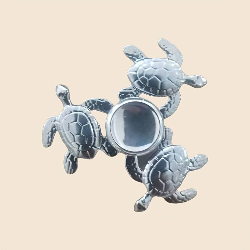 Golden Turtle Fidget Spinner Metal Toy for Stress Relief