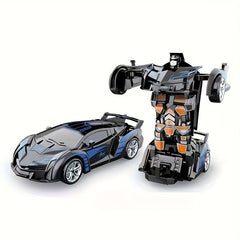 1 Pc Car Toy Collision Deformable Manual Recovery Children's Holiday Gift