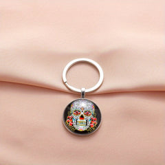 Vintage Skull Keychain for Men Bag Purse Charm