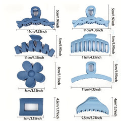 8pcs Girls Hair Clips Daily Decorative Hair Accessories