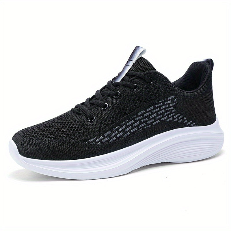 Women's Mesh Lace-Up Sneakers for Outdoor Athletic Fun