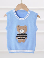 Toddler Boys Cartoon Knitted Sweater Pullover