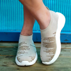 Women's Lightweight Breathable Casual Sneakers - Comfortable Running Shoes