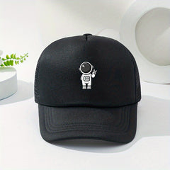 Astronaut Print Baseball Cap Sunshade Trucker Hat