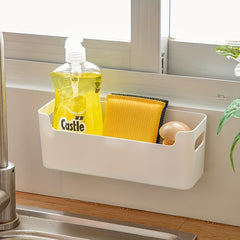 Kitchen Wall Storage Box Cabinet Door Storage Plastic Basket