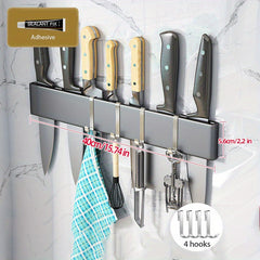 Stainless Steel Wall Mounted Knife Holder Organizer