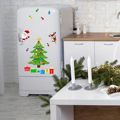 Christmas Tree Decor Stickers Garage Door Holiday Party Magnetic Stickers