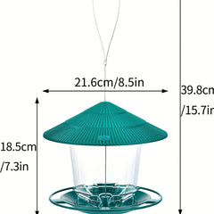 Squirrel-Proof Hanging Wild Bird Feeder for Outdoor Garden Decor