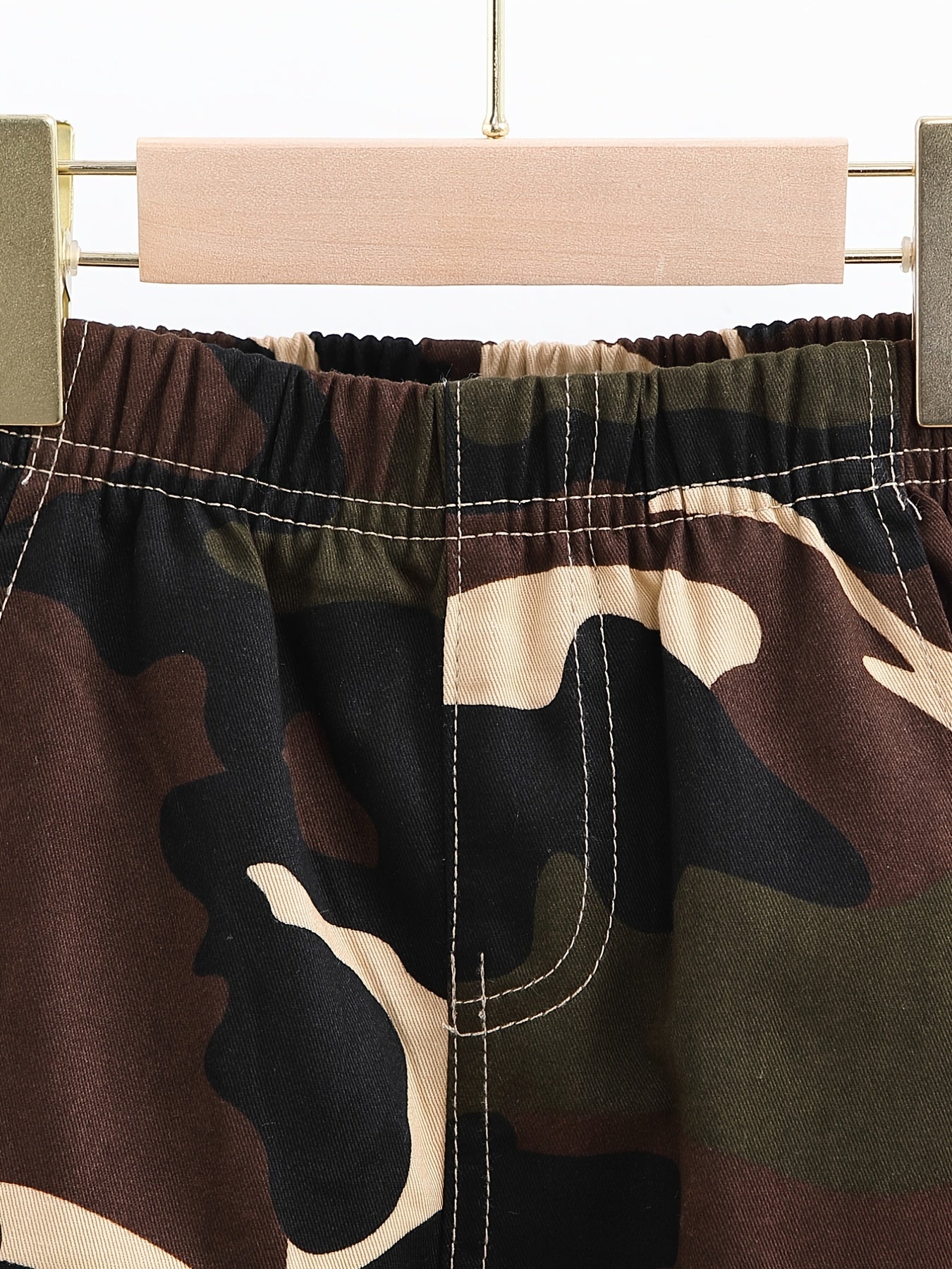 Boys Camo Cargo Pant Plush Warm Winter Trousers Kids Clothes